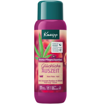 Pena do kúpeľa Červený mak a konope